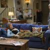 "Dropped Soap and a Big Guy on a Throne" -- Christy (Anna Farris, right) finds Bonnie (Allison Janney, left), who has been suffering from a back injury, sleeping on the couch, on MOM, Thursday, April 2 (9:30-10:00 PM, ET/PT) on the CBS Television Network. Photo: Darren Michaels/Warner Bros. Entertainment Inc. ÃÂ© 2015 WBEI. All rights reserved.