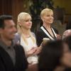 "Mashed Potatoes and A Little Nitrous" -- Christy (Anna Faris, left), Jill (Jaime Pressly, center) and Regina (Octavia Spencer, right) attend a meeting, on MOM, Thursday, April 9 (9:30 -- 10:00 PM ET,PT) on the CBS Television Network. Photo: Neil Jacobs/CBS ÃÂ©2015 CBS Broadcasting, Inc. All Rights Reserved