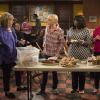 "Mashed Potatoes and A Little Nitrous" -- Marjorie (Mimi Kennedy, far left), Christy (Anna Faris, center left), Regina (Octavia Spencer, center right) and Jill (Jaime Pressly, far right) attend a meeting, on MOM, Thursday, April 9 (9:30 -- 10:00 PM ET,PT) on the CBS Television Network. Photo: Neil Jacobs/CBS ÃÂ©2015 CBS Broadcasting, Inc. All Rights Reserved