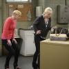 "Sick Popes and a Red Ferrari" -- Christy (Anna Faris, right) and Jill (Jaime Pressly, left) find a surprise while doing laundry, on MOM, Thursday,  April 16 (9:30-10:00 PM, ET/PT) on the CBS Television Network. Photo: Darren Michaels/Warner Bros. Entertainment Inc. ÃÂ© 2015 WBEI. All rights reserved.