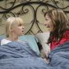"Fun Girl Stuff and Eternal Salvation" -- Christy (Anna Faris, left) blames Bonnie (Allison Janney, right) when Roscoe wants to go live with his father, on the season finale of MOM, Thursday, April 30 (9:30 -- 10:00 PM ET, PT) on the CBS Television Network. Photo: Darren Michaels/Warner Bros. Entertainment Inc. ÃÂ© 2015 WBEI. All rights reserved.
