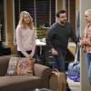 "Fun Girl Stuff and Eternal Salvation" -- Christy (Anna Faris, right) talks to Violet (Sadie Calvano, left) and Gregory (David Krumholtz, center) about Bonnie, on the season finale of MOM, Thursday, April 30 (9:30 -- 10:00 PM ET, PT) on the CBS Television Network. Photo: Darren Michaels/Warner Bros. Entertainment Inc. ÃÂ© 2015 WBEI. All rights reserved.