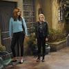 "Thigh Gap and a Rack of Lamb" -- Christy (Anna Faris, right) and Bonnie (Allison Janney, left) try to help a teenage addict, Jodi (Emily Osment, center), from their meeting, on MOM, Thursday, Nov. 12 (9:01 -- 9:30 PM ET, PT) on the CBS Television Network. Photo: Darren Michaels/Warner Bros. Entertainment Inc. ÃÂ© 2015 WBEI. All rights reserved.