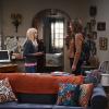 "Sawdust and Brisket" -- Christy (Anna Faris, left) tells Bonnie (Allison Janney, right) Violet called, on MOM, Thursday, Nov. 26 (9:01 -- 9:30 PM ET, PT) on the CBS Television Network. Photo: Ron P. Jaffe/CBS ÃÂ©2015 CBS Broadcasting, Inc. All Rights Reserved