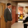 "A Pirate, Three Frogs and a Prince" -- Roscoe\'s parent-teacher conference leaves Christy (Anna Faris, right) feeling threatened by Baxter\'s (Matt Jones, left) girlfriend, Candace, on MOM, Thursday, Dec. 10 (9:01 -- 9:30 PM ET, PT) on the CBS Television Network. Photo: Monty Brinton/CBS ÃÂ©2015 CBS Broadcasting, Inc. All Rights Reserved