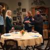 "Kreplach and a Tiny Tush" -- Christy (Anna Faris, left) hosts a family dinner for Violet\'s (Sadie Calvano, far right) hard-to-please future mother-in-law, Phyllis (Linda Lavin, Center), along with Bonnie (Allison Janney, far left) and Gregory (David Krumholtz, right), on MOM, Thursday, Jan. 7 (9:01-9:30 PM  ET/PT) on the CBS Television Network. Photo: Monty Brinton/CBS ÃÂ©2015 CBS Broadcasting, Inc. All Rights Reserved