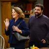 "Kreplach and a Tiny Tush" --  Gregory\'s (David Krumholtz, left) mother, Phyllis (Linda Lavin, left), join Christy and Bonnie for dinner, on MOM, Thursday, Jan. 7 (9:01-9:30 PM  ET/PT) on the CBS Television Network. Photo: Monty Brinton/CBS ÃÂ©2015 CBS Broadcasting, Inc. All Rights Reserved