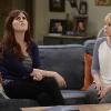 "My Little Pony and a Demerol Drip" -- Christy\'s burgeoning relationship with Fred gets more and more difficult for Candace to handle. However, Bonnie enjoys the perks of Christy dating a wealthy man, on MOM, Thursday, Jan. 21 (9:00-9:30 PM, ET/PT) on the CBS Television Network. Harry Hamlin guest stars as Candace\'s wealthy father, Fred. Sara Rue returns as Candace. Candace (Sara Rue) and Christy (Anna Faris), shown. Photo: Darren Michaels/Warner Bros. Entertainment Inc. ÃÂ© 2015 WBEI. All rights reserved.