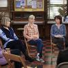 "Death, Death, Death and a Bucket of Chicken" -- Christy (Anna Faris) participates in an AA meeting with Marjorie (Mimi Kennedy), Wendy (Beth Hall) and Jill (Jaime Pressly), on MOM, Thursday, March 3 (9:01-9:30 PM, ET/PT) on the CBS Television Network. Photo: Monty Brinton/CBS ÃÂ©2016 CBS Broadcasting, Inc. All Rights Reserved