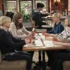 "Caperberries and a Glass Eye" -- Christy, Bonnie, Jill, Marjorie and Beth (From left: Anna Faris, Allison Janney, Jamie Pressly, Mimi Kennedy, Beth Hall) discuss Bonnie\'s new man, on MOM, Thursday, April 14 (9:01-9:30 PM, ET/PT) on the CBS Television Network.  Photo: Sonja Flemming/CBS ÃÂ©2016 CBS Broadcasting, Inc. All Rights Reserved