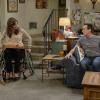 "Beast Mode and Old People Kissing" -- When Jodi\'s boyfriend, Travis (Jesse Luken), who was with her when she overdosed, shows up at an A.A. meeting, Christy (Anna Faris) struggles to show him the compassion he needs. Also, Bonnie\'s new boyfriend, Adam (William Fichtner), feels left out because she spends so much time at A.A., on MOM, Thursday, April 21 (9:01-9:30 PM, ET/PT) on the CBS Television Network. Photo: Darren Michaels/Warner Bros. Entertainment Inc. ÃÂ© 2016 WBEI. All rights reserved.