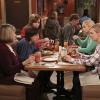 "Mahjong Sally and the Ecstasy" -- Christy and Bonnie don\'t know who to believe when they hear conflicting stories about Violet and Gregory\'s break-up, on MOM, Thursday, May 12 (9:01-9:30 PM, ET/PT) on the CBS Television Network. Linda Lavin returns as Phyllis, Gregory\'s mother. Pictured: Mimi Kennedy as Marjorie, Beth Hall as Wendy, Allison Janney as Bonnie, Jaime Pressly as Jill, Anna Faris as Christy.  Photo: Monty Brinton/CBS ÃÂ©2016 CBS Broadcasting, Inc. All Rights Reserved
