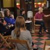 "Atticus Finch and the Downtrodden" -- Christy\'s dream of becoming a lawyer is in jeopardy when she is hit with the reality of how much her education will cost. Also, Bonnie becomes the disciplinarian now that Violet is living at home, on the third season finale of MOM, Thursday, May 19 (9:01-9:30 PM, ET/PT) on the CBS Television Network.Pictured: Mimi Kennedy as Marjorie, Allison Janney as Bonnie, Beth Hall as Wendy, Jaime Pressly as Jill, Anna Faris as Christy. Photo: Darren Michaels/Warner Bros. Entertainment Inc. ÃÂ© 2016 WBEI. All rights reserved.