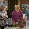 "High-Tops and Brown Jacket" -- Bonnie and Adam\'s relationship is tested when he moves in with her and Christy for a few weeks. Also, Christy learns the hard way that it may be a mistake to try and meet men with Jill, on the fourth season premiere of MOM, Thursday, Oct. 27 (9:01-9:30 PM, ET/PT) on the CBS Television Network. Pictured Left to right: Mimi Kennedy as Marjorie, Anna Faris as Christy, and Jaime Pressly as Jill.  Photo: Monty Brinton/CBS ÃÂ©2016 CBS Broadcasting, Inc. All Rights Reserved