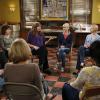"Sparkling Water and Ba-dinkers" -- Bonnie fears she\'s become undesirable when she catches Adam smoking pot before sex, and Christy tries to smooth things over between them, on MOM, Thursday, Nov. 10 (9:01-9:30 PM, ET/PT) on the CBS Television Network. Pictured left to right: Beth Hall as Wendy, Allison Janney as Bonnie,  Anna Faris as Christy, Jaime Pressly as Jill and Mary-Pat Green as Susie. Photo: Cliff Lipson/CBSÃÂ©2016 CBS Broadcasting, Inc. All Rights Reserved