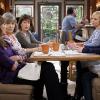 "Sparkling Water and Ba-dinkers" -- Bonnie fears she\'s become undesirable when she catches Adam smoking pot before sex, and Christy tries to smooth things over between them, on MOM, Thursday, Nov. 10 (9:01-9:30 PM, ET/PT) on the CBS Television Network. Pictured left to right: Allison Janney as Bonnie, Mimi Kennedy as Marjorie, Beth Hall as Wendy, Jaime Pressly as Jill and Anna Faris as Christy. Photo: Cliff Lipson/CBSÃÂ©2016 CBS Broadcasting, Inc. All Rights Reserved