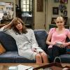 "Sparkling Water and Ba-dinkers" -- Bonnie fears she\'s become undesirable when she catches Adam smoking pot before sex, and Christy tries to smooth things over between them, on MOM, Thursday, Nov. 10 (9:01-9:30 PM, ET/PT) on the CBS Television Network. Pictured left to right: Allison Janney as Bonnie and Anna Faris as Christy. Photo: Cliff Lipson/CBSÃÂ©2016 CBS Broadcasting, Inc. All Rights Reserved