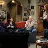 "Sparkling Water and Ba-dinkers" -- Bonnie fears she\'s become undesirable when she catches Adam smoking pot before sex, and Christy tries to smooth things over between them, on MOM, Thursday, Nov. 10 (9:01-9:30 PM, ET/PT) on the CBS Television Network. Pictured left to right: Mimi Kennedy as Marjorie, Beth Hall as Wendy, Jaime Pressly as Jill, Allison Janney as Bonnie and William Fichtner as Adam. Photo: Cliff Lipson/CBSÃÂ©2016 CBS Broadcasting, Inc. All Rights Reserved