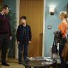 "Xanax and a Baby Duck" -- An overprotective Christy keeps a constant eye on her 12-year-old son, Roscoe, after discovering he has been using drugs and alcohol, and Bonnie finds herself in the strange position of being the calm and rational one, on MOM, Thursday, Dec. 1 (9:01-9:30 PM, ET/PT) on the CBS Television Network. Emmy Award-winner Jon Cryer directed the episode. Pictured left to right: Tim Bagley as Dr. LaSalle, Blake Garrett Rosenthal as Roscoe, Anna Faris as Christy and Allison Janney as Bonnie. Photo: Sonja Flemming/CBS ÃÂ©2016 CBS Broadcasting, Inc. All Rights Reserved
