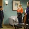 "Xanax and a Baby Duck" -- An overprotective Christy keeps a constant eye on her 12-year-old son, Roscoe, after discovering he has been using drugs and alcohol, and Bonnie finds herself in the strange position of being the calm and rational one, on MOM, Thursday, Dec. 1 (9:01-9:30 PM, ET/PT) on the CBS Television Network. Emmy Award-winner Jon Cryer directed the episode. Pictured left to right: Blake Garrett Rosenthal as Roscoe, Anna Faris as Christy and Allison Janney as Bonnie. Photo: Sonja Flemming/CBS ÃÂ©2016 CBS Broadcasting, Inc. All Rights Reserved