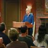 "Cornbread and a Cashmere Onesie" -- Christy and Bonnie worry about Jill after her cry for help on the anniversary of her mother\'s suicide, on MOM, Thursday, Dec. 8 (9:01-9:30 PM, ET/PT) on the CBS Television Network. Pictured: Jaime Pressly as Jill. Photo: Bill Inoshita/CBS ÃÂ©2016 CBS Broadcasting, Inc. All Rights Reserved