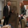 "Tush Push and Some Radishes" -- Following the death of Bonnie\'s mother, Christy and Bonnie learn that she kept a very big secret, on MOM, Thursday, April 6 (9:01-9:30 PM, ET/PT) on the CBS Television Network. Pictured left to right: Leonard Roberts as Ray, Allison Janney as Bonnie and Anna Faris as Christy. Photo: Robert Voets/Warner Bros. Entertainment Inc. ÃÂ© 2017 WBEI. All rights reserved.