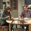 "A Few Thongs and a Hawaiian Funeral" -- Christy and Jill take Emily to see her biological mother, Natasha (Missi Pyle), in rehab where they make a surprising discovery, and Bonnie watches Adam\'s dog while he\'s out of town, on MOM, Thursday, May 4 (9:01-9:30 PM, ET/PT) on the CBS Television Network. Pictured left to right: Allison Janney as Bonnie and William Fichtner as Adam. . Photo: Sonja Flemming/CBS ÃÂ©2017 CBS Broadcasting, Inc. All Rights Reserved