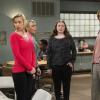 "A Few Thongs and a Hawaiian Funeral" -- Christy and Jill take Emily to see her biological mother, Natasha (Missi Pyle), in rehab where they make a surprising discovery, and Bonnie watches Adam\'s dog while he\'s out of town, on MOM, Thursday, May 4 (9:01-9:30 PM, ET/PT) on the CBS Television Network. Pictured left to right: Jaime Pressly as Jill, Anna Faris as Christy, Julia Lester as Emily, and Missi Pyle as Natasha. Photo: Sonja Flemming/CBS ÃÂ©2017 CBS Broadcasting, Inc. All Rights Reserved