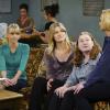 "A Few Thongs and a Hawaiian Funeral" -- Christy and Jill take Emily to see her biological mother, Natasha (Missi Pyle), in rehab where they make a surprising discovery, and Bonnie watches Adam\'s dog while he\'s out of town, on MOM, Thursday, May 4 (9:01-9:30 PM, ET/PT) on the CBS Television Network. Pictured left to right: Anna Faris as Christy, Missi Pyle as Natasha, Julia Lester as Emily, and Jaime Pressly as Jill. Photo: Sonja Flemming/CBS ÃÂ©2017 CBS Broadcasting, Inc. All Rights Reserved