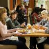 "Teenage Vampires and a White Russian" -- Bonnie is upset when her brother, Ray (Leonard Roberts) is arrested and calls Adam instead of her to bail him out. Also, Christy gets fired from her job at the restaurant, on MOM, Thursday, Jan. 4 (9:01-9:30 PM, ET/PT) on the CBS Television Network.Pictured left to right: Allison Janney as Bonnie, Beth Hall as Wendy, Anna Faris as Christy and Mimi Kennedy as Marjorie. Photo: Sonja Flemming/CBS ÃÂ©2017 CBS Broadcasting, Inc. All Rights Reserved