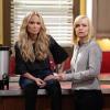Charlotte Bronte\' and a Backhoe - Bonnie locks horns with Jill\'s inner strength coach, Miranda (Kristin Chenoweth). Also, Christy struggles to bounce back after being rejected from law school, on MOM, Thursday, March 8 (9:01-9:30 PM, ET/PT) on the CBS Television Network.  Pictured left to right: Kristen Chenoweth as, and Jaime Pressly as Jill. Photo: Robert Voets/Warner Bros. Entertainment Inc. ÃÂ©2018 WBEI. All rights reserved.
