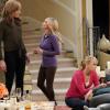Charlotte Bronte\' and a Backhoe - Bonnie locks horns with Jill\'s inner strength coach, Miranda (Kristin Chenoweth). Also, Christy struggles to bounce back after being rejected from law school, on MOM, Thursday, March 8 (9:01-9:30 PM, ET/PT) on the CBS Television Network.  Pictured left to right: Allison Janney as Bonnie, Kristen Chenoweth as, Anna Faris as Christy and Jaime Pressly as Jill. Photo: Robert Voets/Warner Bros. Entertainment Inc. ÃÂ©2018 WBEI. All rights reserved.