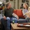 "Diamond Earrings and a Pumpkin Head" -- OSC of the CBS series MOM, scheduled to air on the CBS Television Network. Pictured L to R: William Fichtner as Adam and Allison Janney as Bonnie.  Photo: Darren Michaels/Warner Bros. Entertainment Inc. ÃÂ© 2018 WBEI. All rights reserved.