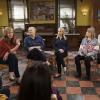"Pork Loin and a Beat-Up Monte Carlo" -- Christy competes with her classmates for a prestigious internship, and Bonnie babysits Tammy following her oral surgery, on MOM, Thursday, Nov. 29 (9:01-9:30 PM, ET/PT) on the CBS Television Network. Pictured L to R: Allison Janney as Bonnie, Kristen Johnston as Tammy, Jaime Pressly as Jill, Mimi Kennedy as Marjorie and Beth Hall as Wendy. Photo: Sonja Flemming/CBS ÃÂ©2018 CBS Broadcasting, Inc. All Rights Reserved