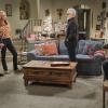 "Big Floor Pillows and a Ball of Fire" -- Christy and Bonnie are suspicious when Adam\'s best friend, Mitch (Bradley Whitford), returns, insisting he\'s a changed man, on MOM, Thursday, Jan. 17 (9:01-9:30 PM, ET/PT) on the CBS Television Network. Pictured L to R: Anna Farris as Christy, Allison Janney as Bonnie, Bradley Whitford as Mitch and William Fichtner as Adam. Photo: Darren Michaels/Warner Bros. Entertainment Inc. ÃÂ© 2018 WBEI. All rights reserved.