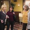 "Soup Town and a Little Blonde Mongoose" -- When Christy gets sick, Bonnie is consumed with an overwhelming urge to mother her, on MOM, Thursday, April 4 (9:01-9:30 PM, ET/PT) on the CBS Television Network. Pictured L to R: Jaime Pressly as Jill, Beth Hall as Wendy, Mimi Kennedy as Marjorie, and Kristen Johnston as Tammy. Photo: Darren Michaels/Warner Bros. Entertainment Inc. ÃÂ© 2019 WBEI. All rights reserved.