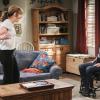 "Soup Town and a Little Blonde Mongoose" -- When Christy gets sick, Bonnie is consumed with an overwhelming urge to mother her, on MOM, Thursday, April 4 (9:01-9:30 PM, ET/PT) on the CBS Television Network. Pictured L to R: Allison Janney as Bonnie and William Fichtner as Adam. Photo: Darren Michaels/Warner Bros. Entertainment Inc. ÃÂ© 2019 WBEI. All rights reserved.