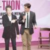 MULANEY:  When John (John Mulaney, R) opens for Lou at walkathon, he is upset when Lou sends his cardboard cutout in his place in the "Mo'laney Mo'Problems" season premiere episode of MULANEY airing Sunday, Oct. 10 (9:30-10:00 PM ET/PT) on FOX.  ©2014  Fox Broadcasting Co.  Cr:  John P. Fleenor/FOX