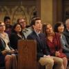 MULANEY:  John (John Mulaney, L) takes his mother (guest star Nora Dunn, R) to church in the "In the Name of the Mother, and the Son and the Holy Andre" episode of MULANEY airing Sunday, Nov. 9 (9:30-10:00 PM ET/PT) on FOX.  ©2014 Fox Broadcasting Co. Cr:  Ray Mickshaw/FOX