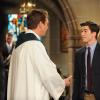 MULANEY:  John (John Mulaney, R) can't believe his luck when he takes his mom to church in the "In the Name of the Mother, and the Son and the Holy Andre" episode of MULANEY airing Sunday, Nov. 9 (9:30-10:00 PM ET/PT) on FOX.  Also pictured:  Guest star Pete Holmes (L).  ©2014 Fox Broadcasting Co. Cr:  Ray Mickshaw/FOX
