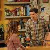 MULANEY:  John (John Mulaney, R) is suspicious of Jane (Nasim Pedrad, L) when she starts haging out with Lou in the "World's Collide" episode of MULANEY airing Sunday, Oct. 12 (9:30-10:00 PM ET/PT) on FOX.  ©2014 Fox Broadcasting Co. Cr:  Ray Mickshaw/FOX