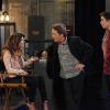 MULANEY:  Jane (Nasim Pedrad, L) gives Lou (Martin Short, C) advice about Mulaney's (John Mulaney, R) new idea for his show in the "World's Collide" episode of MULANEY airing Sunday, Oct. 12 (9:30-10:00 PM ET/PT) on FOX.  ©2014 Fox Broadcasting Co. Cr:  Ray Mickshaw/FOX