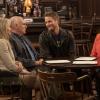 "I Don\'t (Heart) The Huckabee"--After decades of being banned, Murphy and the team devise an elaborate ruse to sneak her into a White House press briefing. Also, Phyllis hires an enthusiastic college Dreamer, Miguel (Adan Rocha), to help out at the bar, on MURPHY BROWN, Thursday, Oct. 4 (9:30-10:00 PM, ET/PT) on the CBS Television Network.  Pictured L-R: Faith Ford as Corky Sherwood, Joe Regalbuto as Frank Fontana, Jake McDorman as Avery Brown, and Candice Bergen as Murphy Brown Photo: David Giesbrecht/Warner Bros. ÃÂ©2018 Warner Bros.Entertainment Inc.  All Rights Reserved.
