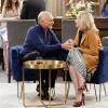 "The Girl Who Cried About Wolf"--Fearful of being scooped while legal vets her weighty investigative story, Murphy is exasperated when she learns Frank is dating an anchor, Christy Shepherd (Katie Finneran), from the competing Wolf Network, on MURPHY BROWN, Thursday, Oct. 25 (9:30-10:00 PM, ET/PT) on the CBS Television Network. Also, Murphy leads Avery on a wild goose chase when he attempts to figure out her story.  Pictured L-R: Joe Regalbuto as Frank Fontana and Katie Finneran as Christy Shepherd Photo: John Paul Filo/CBS ÃÂ©2018 CBS Broadcasting Inc. All Rights Reserved.