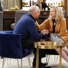 "The Girl Who Cried About Wolf"--Fearful of being scooped while legal vets her weighty investigative story, Murphy is exasperated when she learns Frank is dating an anchor, Christy Shepherd (Katie Finneran), from the competing Wolf Network, on MURPHY BROWN, Thursday, Oct. 25 (9:30-10:00 PM, ET/PT) on the CBS Television Network. Also, Murphy leads Avery on a wild goose chase when he attempts to figure out her story.  Pictured L-R: Joe Regalbuto as Frank Fontana and  Katie Finneran as Christy Shepherd Photo: John Paul Filo/CBS ÃÂ©2018 CBS Broadcasting Inc. All Rights Reserved.