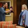 "The Girl Who Cried About Wolf"--Fearful of being scooped while legal vets her weighty investigative story, Murphy is exasperated when she learns Frank is dating an anchor, Christy Shepherd (Katie Finneran), from the competing Wolf Network, on MURPHY BROWN, Thursday, Oct. 25 (9:30-10:00 PM, ET/PT) on the CBS Television Network. Also, Murphy leads Avery on a wild goose chase when he attempts to figure out her story.  Pictured L-R: Jake McDorman as Avery Brown and Candice Bergen as Murphy Brown Photo: John Paul Filo/CBS ÃÂ©2018 CBS Broadcasting Inc. All Rights Reserved.