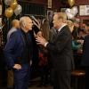 "Happy New Year" - The gang tries to distract Murphy from worrying about Avery\'s assignment in Kabul by getting her to attend the special 100th anniversary New Year\'s Eve celebration at Phil\'s Bar, on the first season finale of the revival of MURPHY BROWN, Thursday, Dec. 20 (9:30-10:00 PM, ET/PT) on the CBS Television Network. Pictured L-R: Joe Regalbuto as Frank Fontana and Lawrence O\'Donnell as himself Photo: David M. Russell/CBS  ÃÂ©2018 CBS Broadcasting Inc. All Rights Reserved.