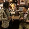 "Happy New Year" - The gang tries to distract Murphy from worrying about Avery\'s assignment in Kabul by getting her to attend the special 100th anniversary New Year\'s Eve celebration at Phil\'s Bar, on the first season finale of the revival of MURPHY BROWN, Thursday, Dec. 20 (9:30-10:00 PM, ET/PT) on the CBS Television Network. Pictured L-R: Andre Ward as Julius and Nik Dodani as Pat Patel Photo: David M. Russell/CBS  ÃÂ©2018 CBS Broadcasting Inc. All Rights Reserved.