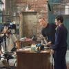"The Recruits" -- Behind the scenes on the set of the CBS series NCIS: NEW ORLEANS, Oct 14 (9:00-10:01, ET/PT), on the CBS Television Network. Pictured L-R:  Scott Bakula, Lucas Black, and Zoe McLellan Photo: Skip Bolen/CBS ÃÂ©2014 CBS Broadcasting, Inc. All Rights Reserved