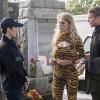 "Master of Horror" --With New Orleans decorated for Halloween, the NCIS team investigates the murder of a Naval Staff Judge Advocate found in a cemetery dressed in a Victorian costume with vampire puncture wounds on her neck.  Meanwhile, the team debates what Halloween night activity and costumes would be best, on NCIS: NEW ORLEANS, Oct 28 2014 (9:00-10:00, ET/PT), on the CBS Television Network. Pictured L-R: Zoe McLellan as Special Agent Meredith "Merri" Brody, Brooke Hurring as Raquelle, and Brett Zimmerman as Eric Photo: Skip Bolen/CBS ÃÂ©2014 CBS Broadcasting, Inc. All Rights Reserved
